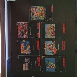 Vintage Super Nintendo Instruction Booklet bundle